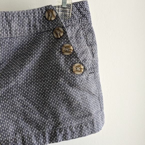 Life in Progress Retro Sailor Style Button Up Shorts - Picture 3 of 7